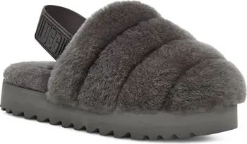 UGG® Super Fluff Genuine Shearling Slingback Slipper | Nordstromrack | Nordstrom Rack