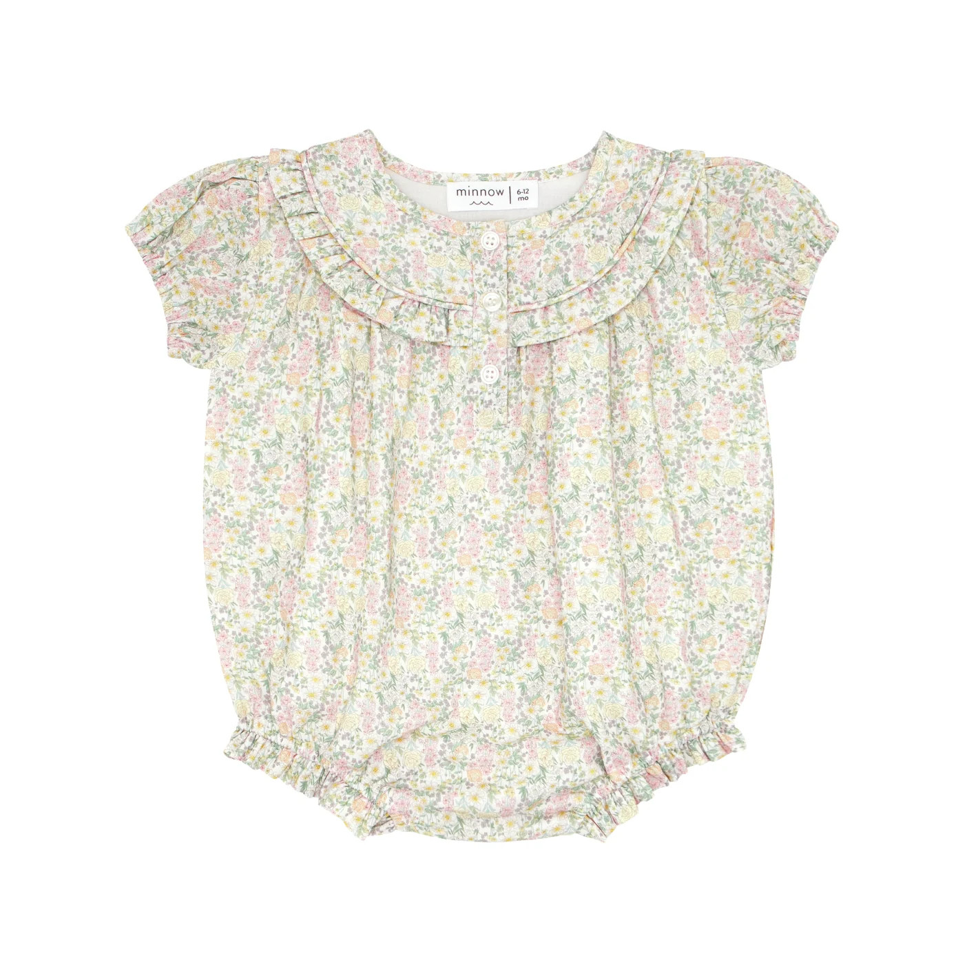 baby girls wildflower bouquet bubble romper | minnow swim | minnow