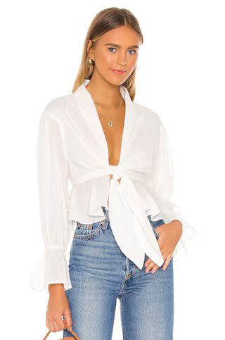 Lovers and Friends Ash Top in Ivory from Revolve.com | Revolve Clothing (Global)