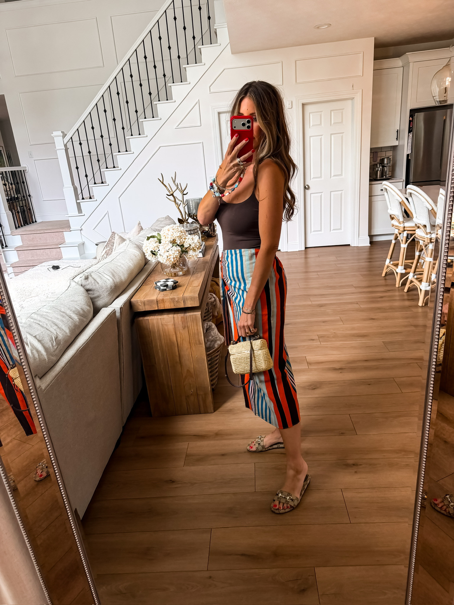 This striped wrap skirt is such a fun piece for summer and vacation season. The colorful print makes it easy to style with a simple tank or bodysuit for an effortless look that’s perfect for beach dinners, resort wear, and summer outings.

themominstyle, striped wrap skirt, wrap skirt outfit, vacation outfit, resort wear, summer outfit ideas, colorful skirt outfit, beach vacation style, casual chic outfit, summer fashion finds, vacation dinner outfit, everyday summer style

#LTKootd #LTKSeasonal #LTKTravel