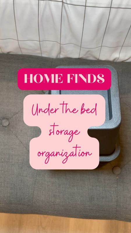 Under the bed storage organization 

#LTKHome