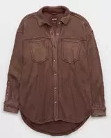 Aerie Anytime Fave Waffle Shirt | American Eagle Outfitters (US & CA)