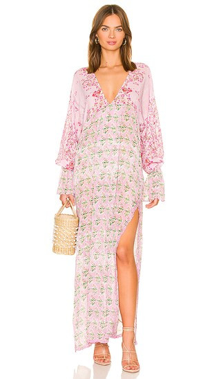 Hera Caftan Dress in Orchid Pink | Revolve Clothing (Global)