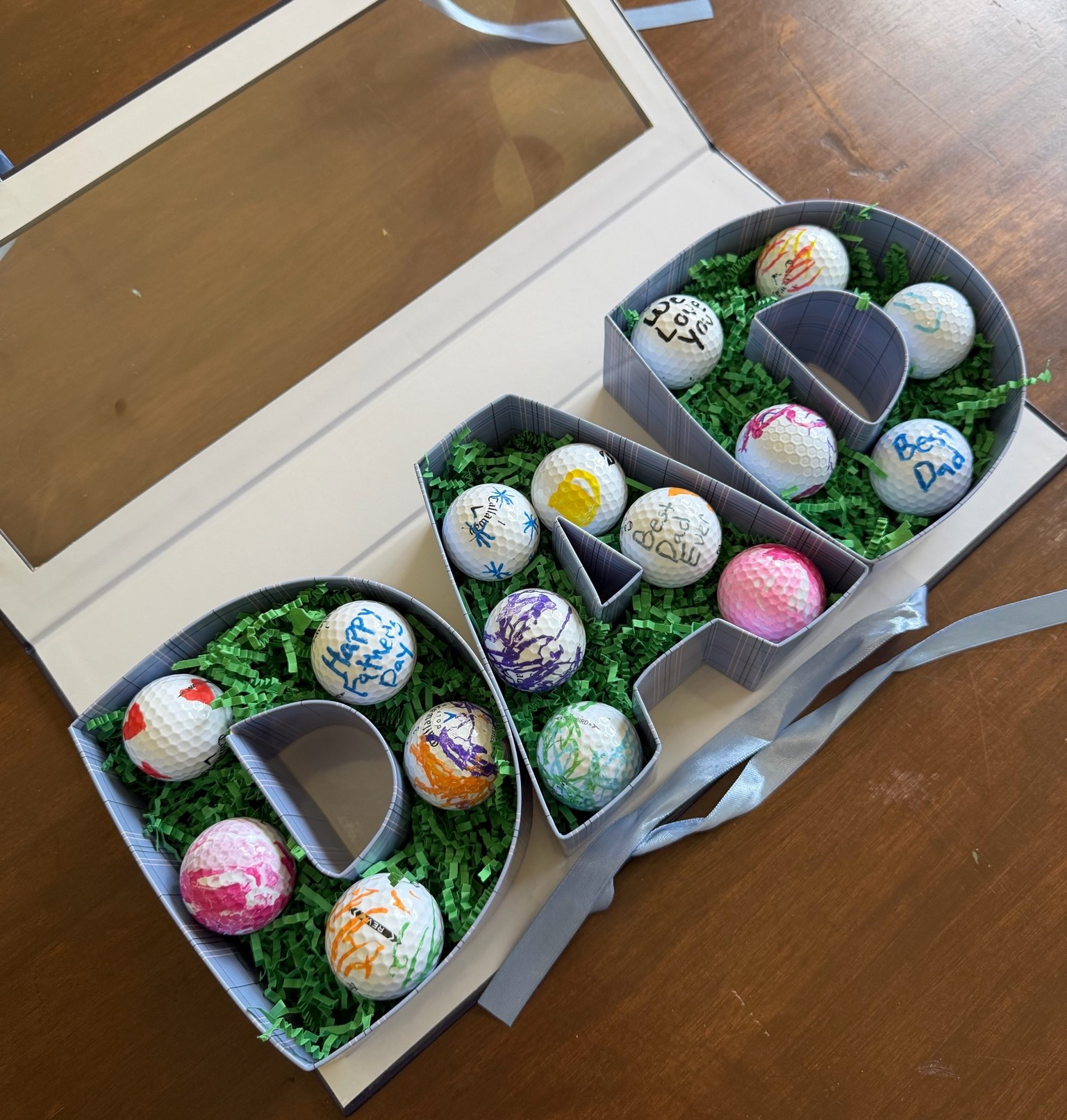 The perfect Father’s Day gift from the kids ❤️ they had so much fun decorating these golf balls for daddy! ⛳️

#FathersDay #fathersdaygiftideas #fathersdaygift #fathersdaycraft #diyfathersday gifts for him keepsake