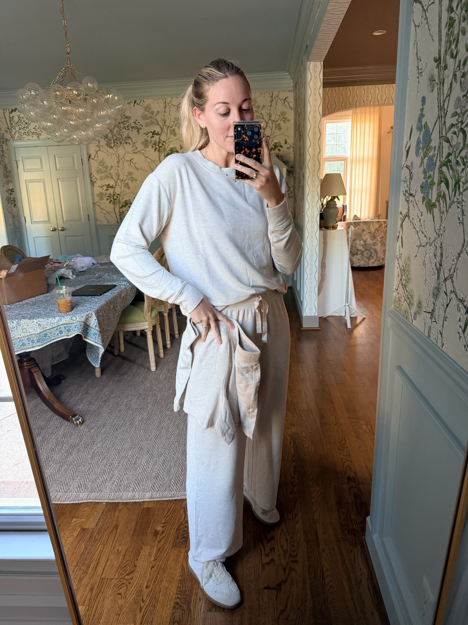 My new LAKE set! How cute! You can wear it lounging around the house or pair with my cute Amazon sneakers to run errands. 

#LAKE #TheSouthernSource 

 #LTKdayinmylife #LTKgrwm #LTKootd