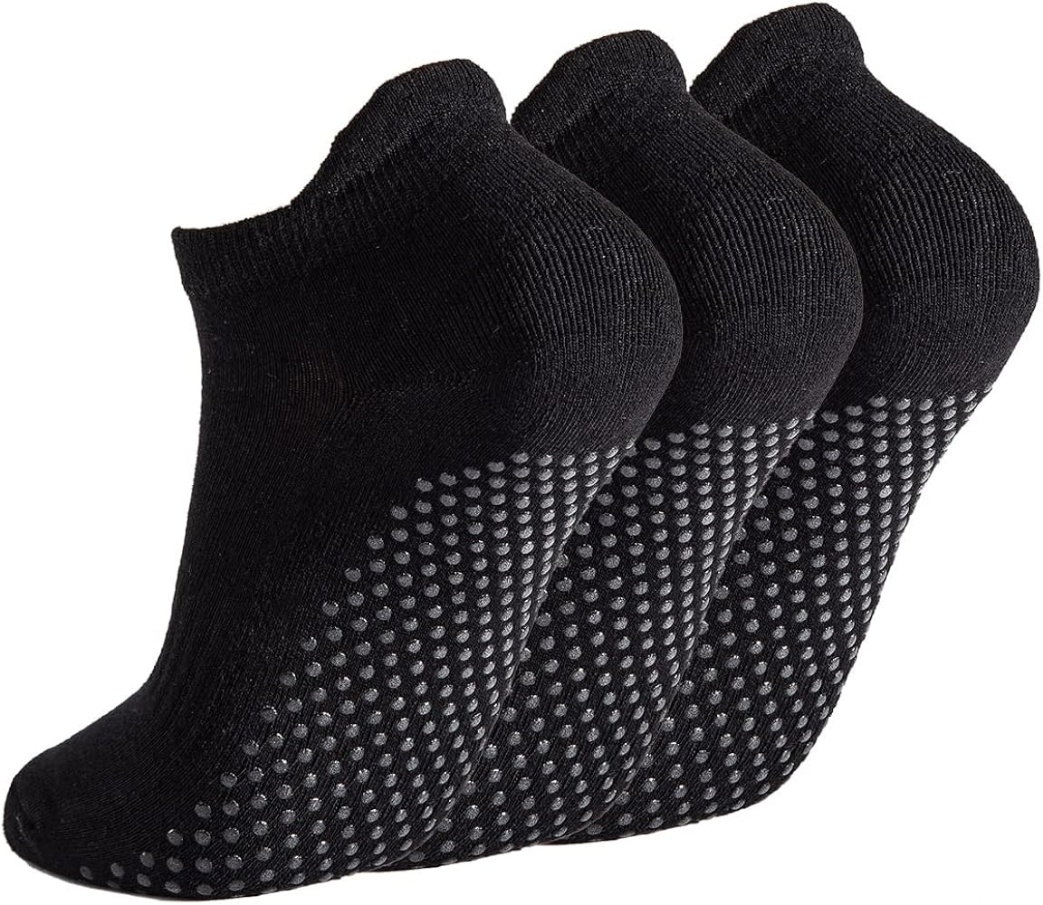 Grip Socks for Women Pilates Non Slip Socks Womens Pilates Socks with Grips for Women Grippers So... | Amazon (US)