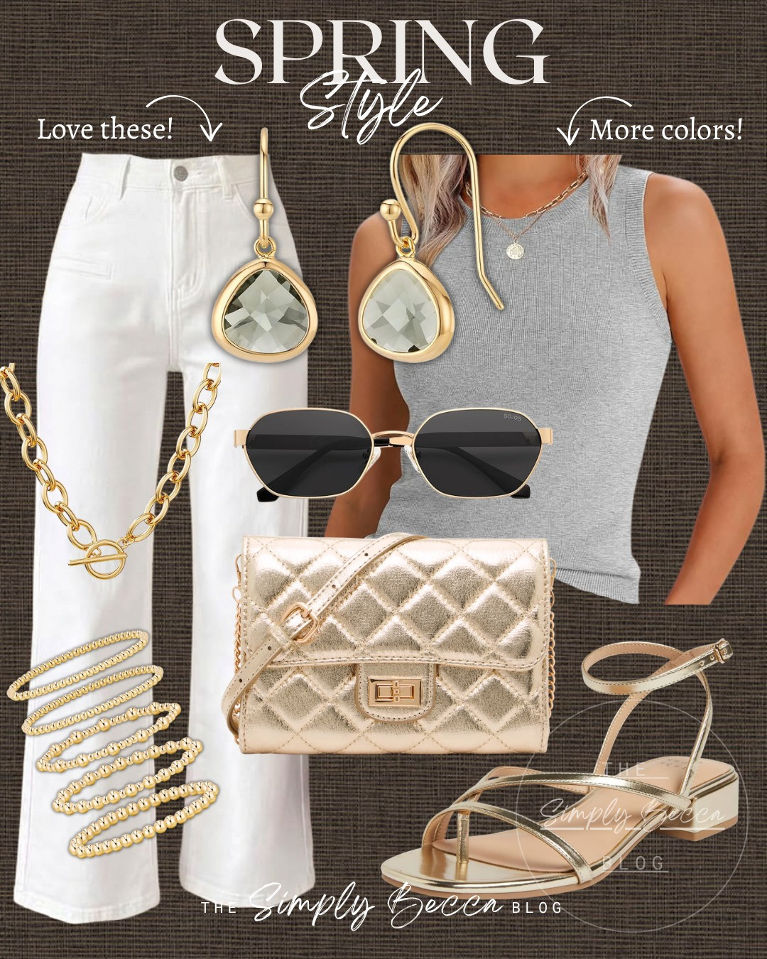 Love this classy, comfy little fit 😍 Spring styles that are effortless and cute.

@amazon 

 #amazonfashion #ltkwomens #springoutfits2026 #goldchainnecklace #LTKdayinmylife #LTKootd