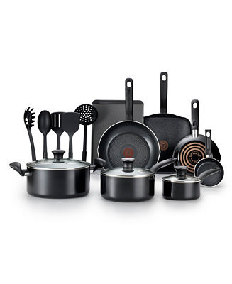Culinaire 16-Piece Nonstick Aluminum Cookware Set | Macy's