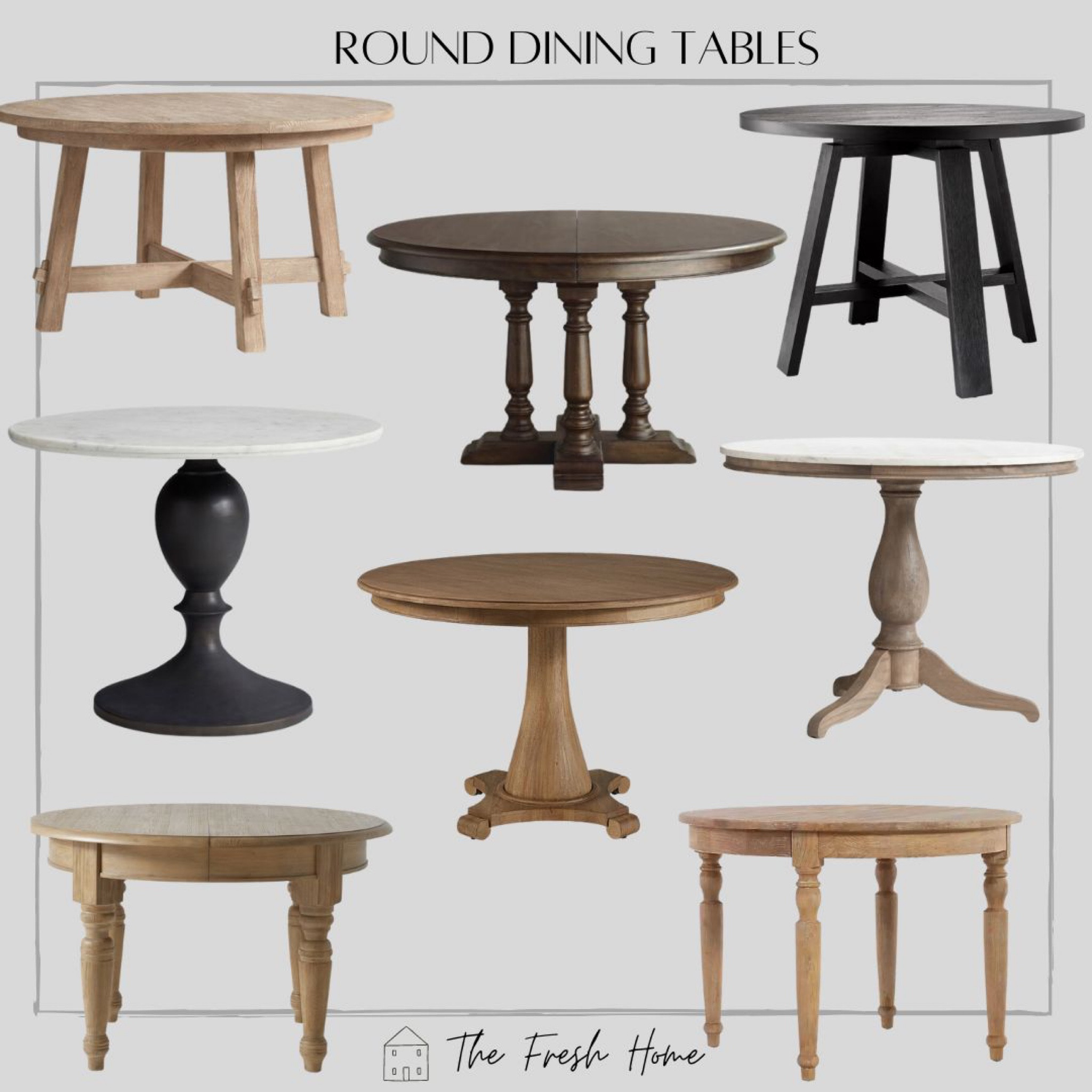 Round dining table. Pedestal
Table. Marble table. Dining room. Home. 

#LTKhome #LTKstyletip