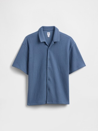 Kids Relaxed Ribbed Vacay Shirt | Gap Factory