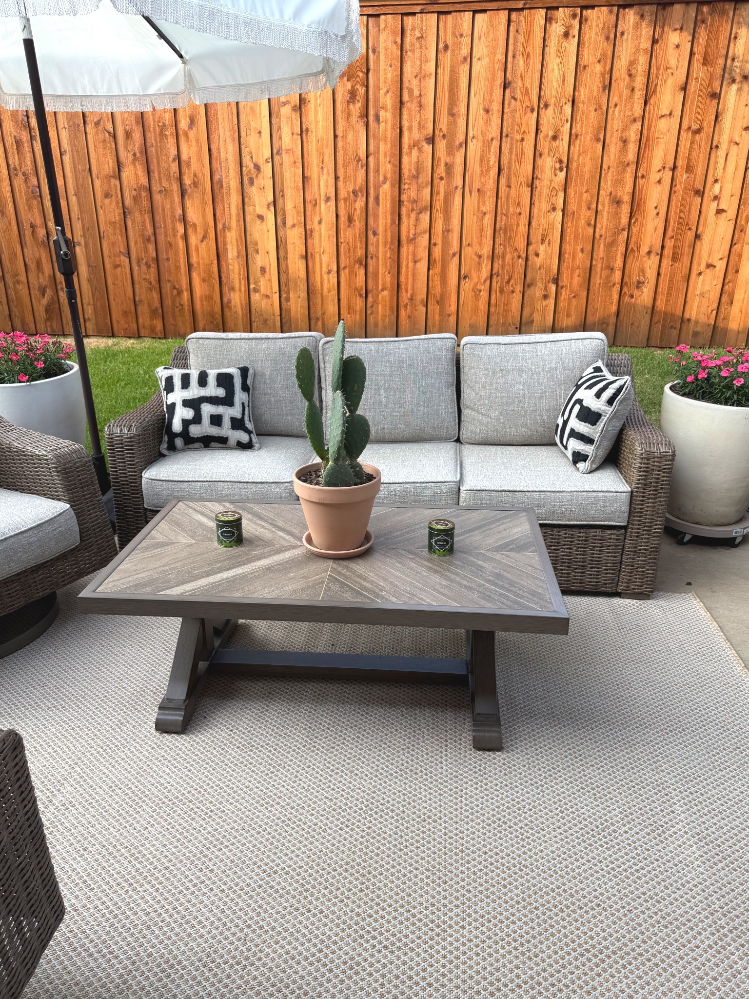 New patio furniture 

#LTKHome #LTKSummerEdit #LTKSeasonal