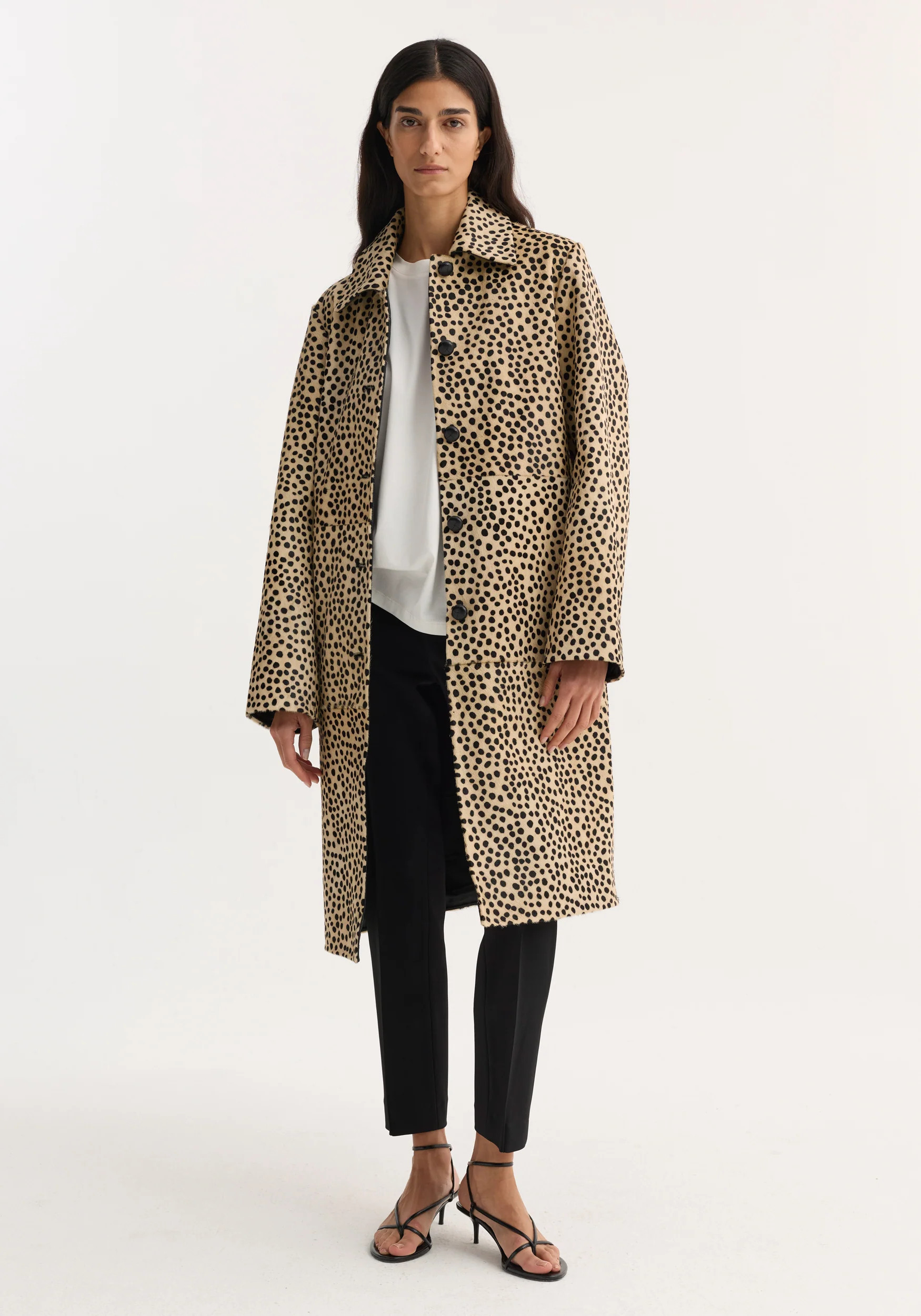 pony hair coat | cheetah | Rohe