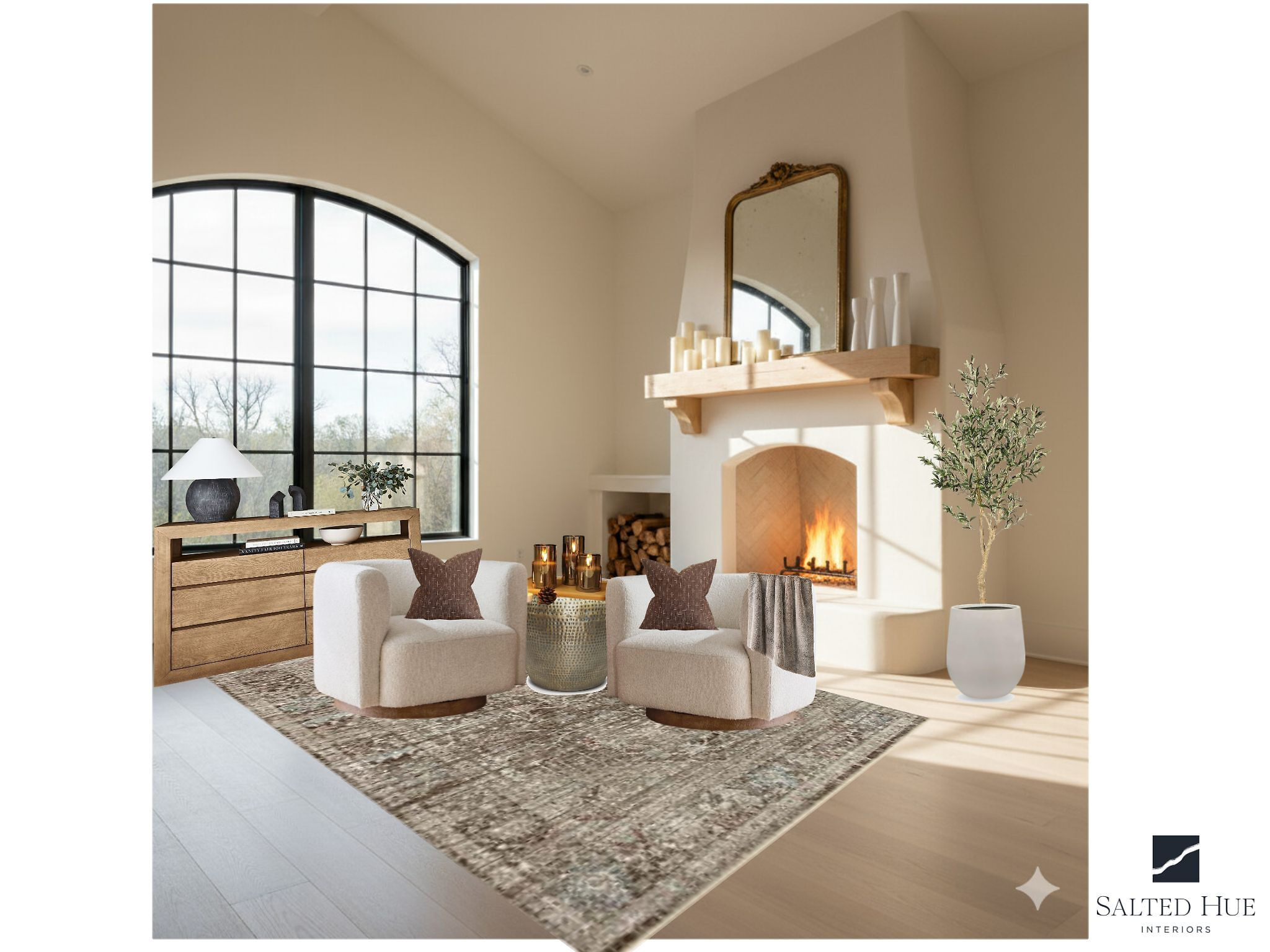 Statement chairs often complete a space and we have no shortage of favorites. 

Cozy meets elevated ✨ These Pottery Barn accent chairs create the ultimate inviting living room vibe. Paired with a gorgeous tonal rug, a metallic side table for that perfect pop, and curated accessories that tie everything together. 

Tap to shop the full moodboard and bring this cozy-chic look home. 

 #LTKSeasonal #LTKHome #LTKStyleTip