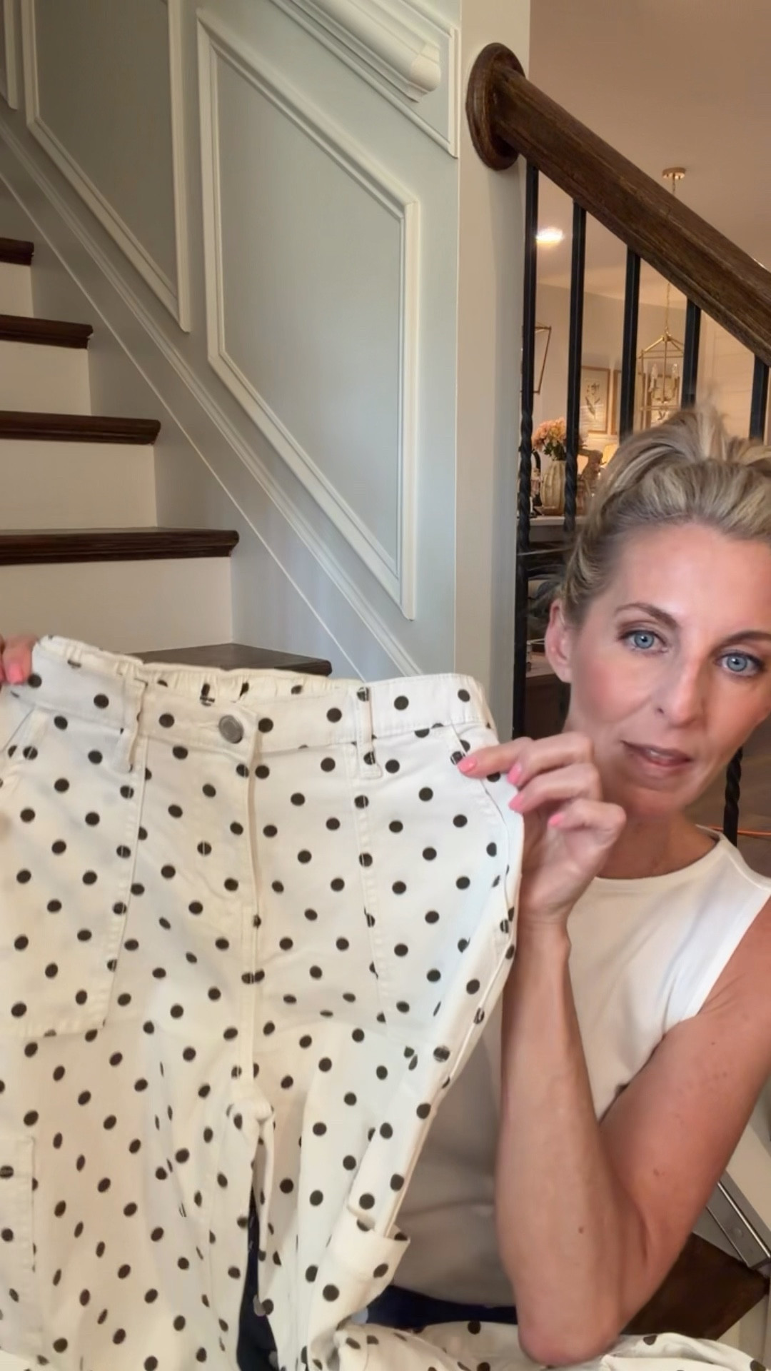 The viral pants came back and poke it up grab them while you can!! they will sell out! 