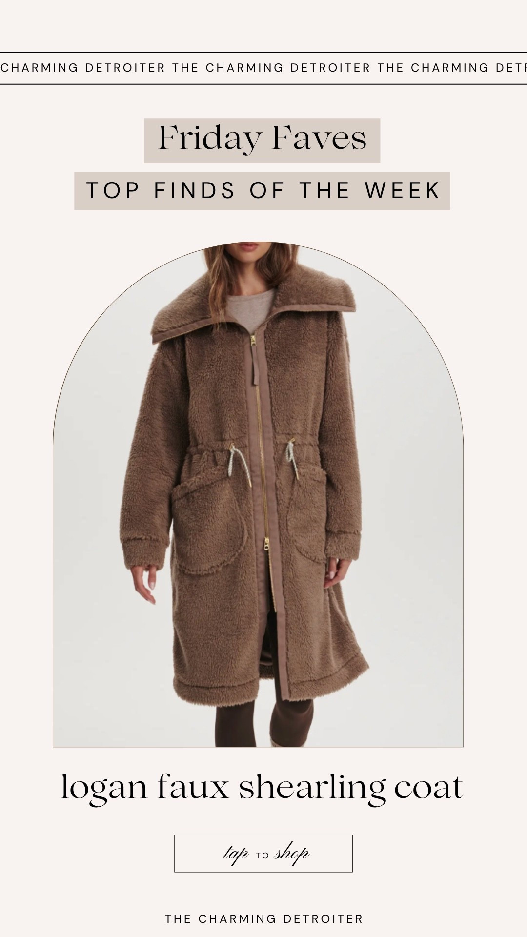 Faux shearling coat Varley

#LTKSeasonal #LTKStyleTip