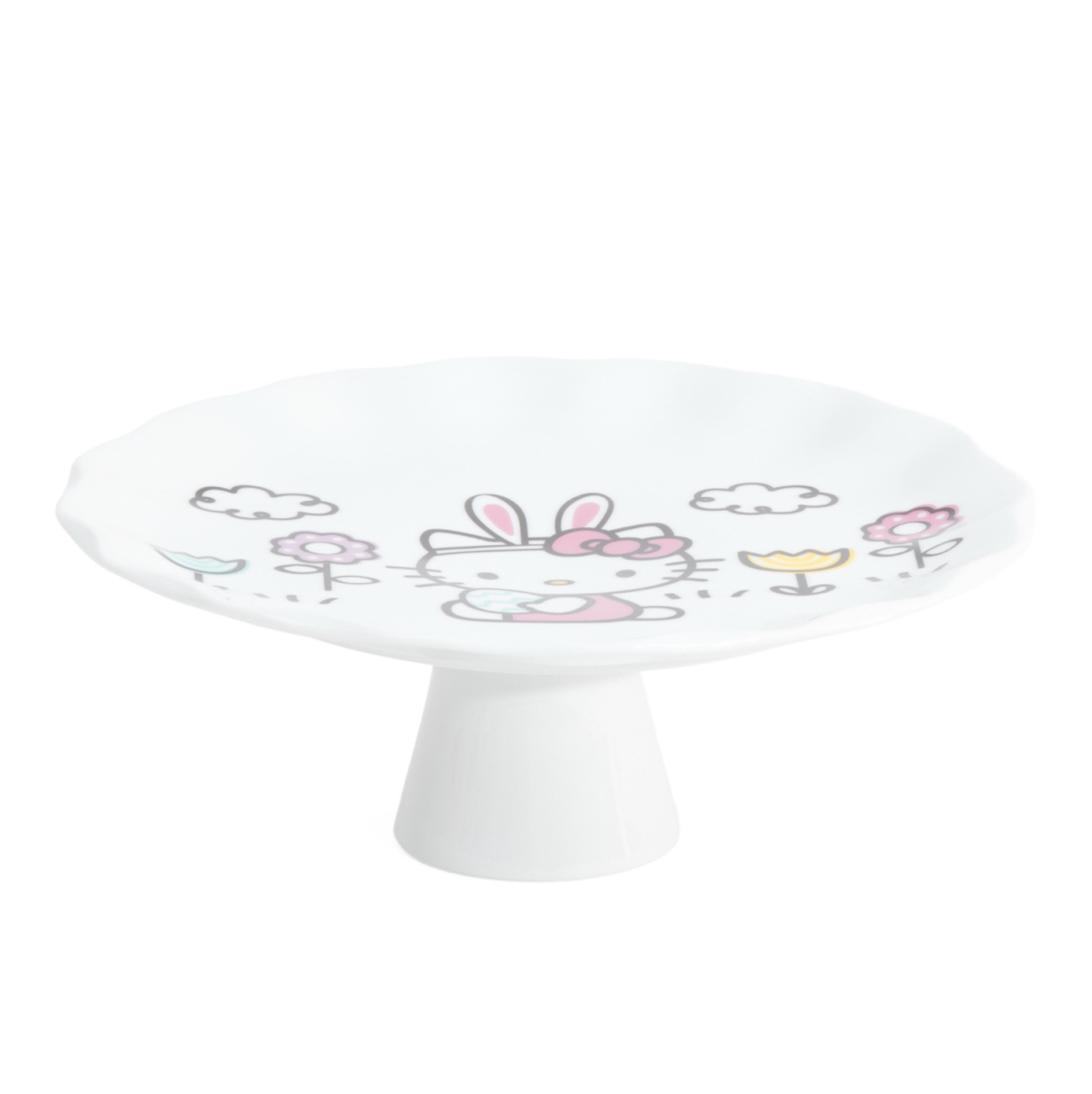 Hello Kitty Easter Scalloped Cake Stand