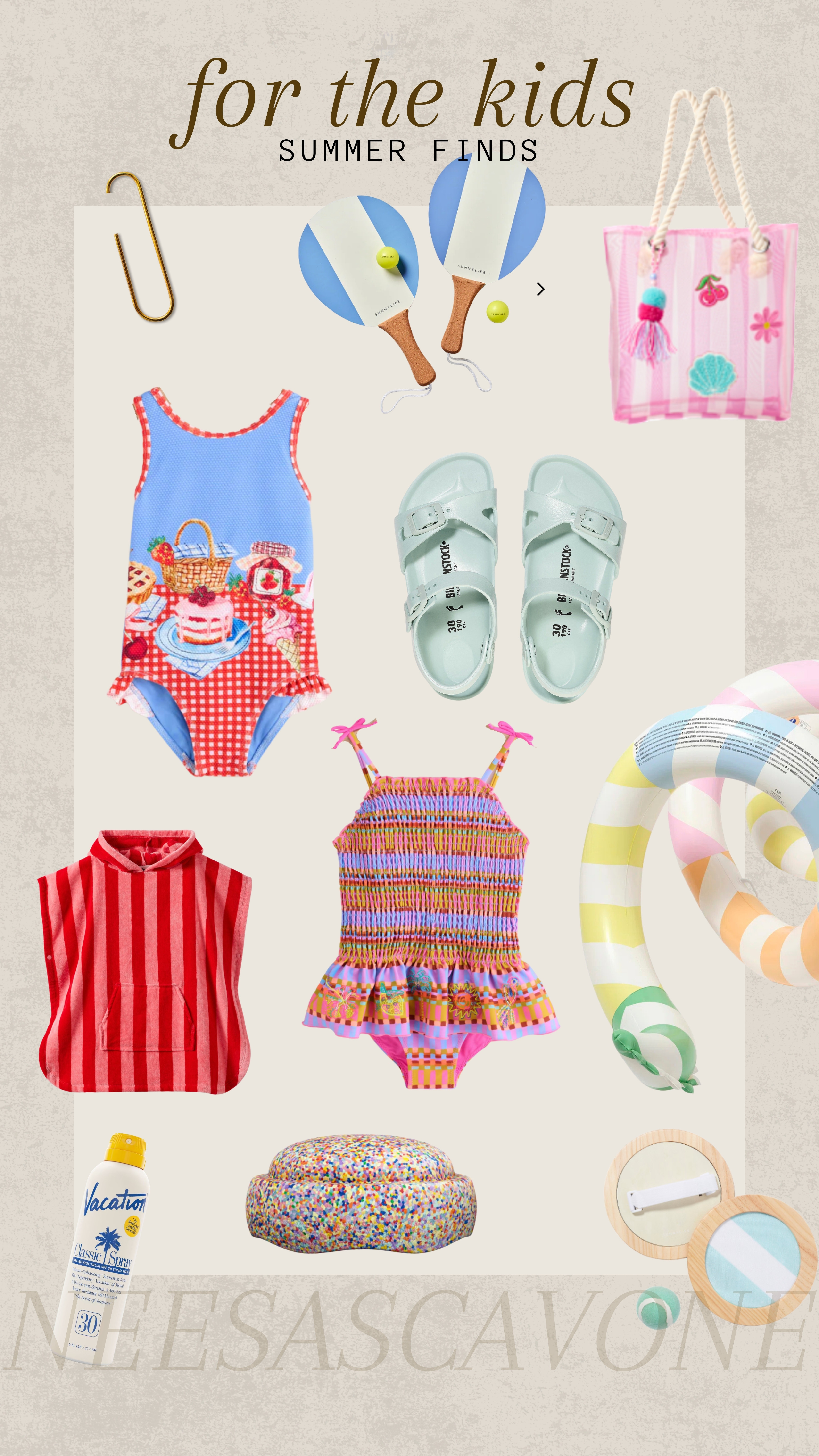 Pool days, beach trips, Disney vacations & summer play dates ☀️🎀
Rounded up the cutest kids summer finds from swimsuits and beach bags to Birkenstocks, pool floats, SPF, and travel must-haves for little girls this season 💕 Linking all my favorite summer essentials for kids in one spot!#KidsSummerFashion #SummerFinds #TargetKids #KidsSwimwear #BeachVacation #MomLife #ToddlerStyle #LittleGirlStyle #SummerEssentials #KidsBeachwear #VacationStyle #DisneyMom #PoolDayEssentials #KidsFashionFinds #FamilyVacation #MomInfluencer #AmazonFinds #BirkenstockKids #SummerWithKids

#LTKKids #LTKdayinmylife #LTKSwim #LTKKids