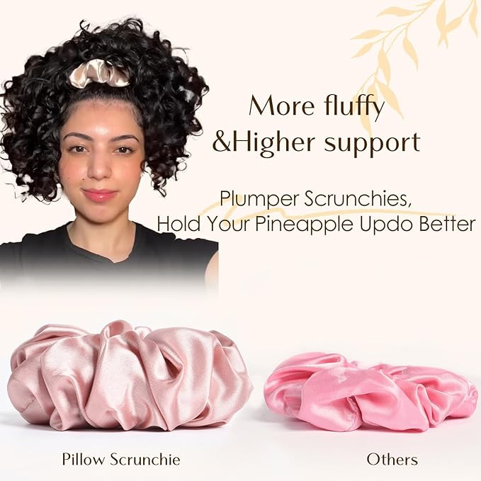 YANIBEST 6 Pack Glossy Satin Scrunchies - No Damage Hair Ties for Women and Girls, Silk Styling S... | Amazon (US)