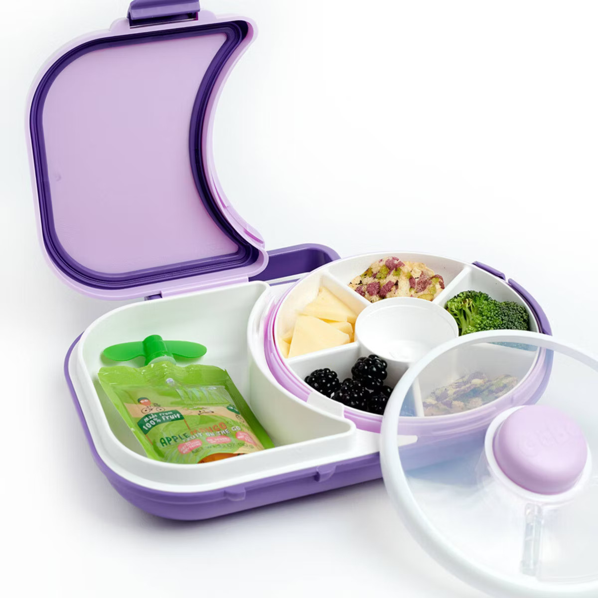 GoBe Kids' 2-in-1 Bento Style Lunchbox with Small Snack Spinner Flip | Target