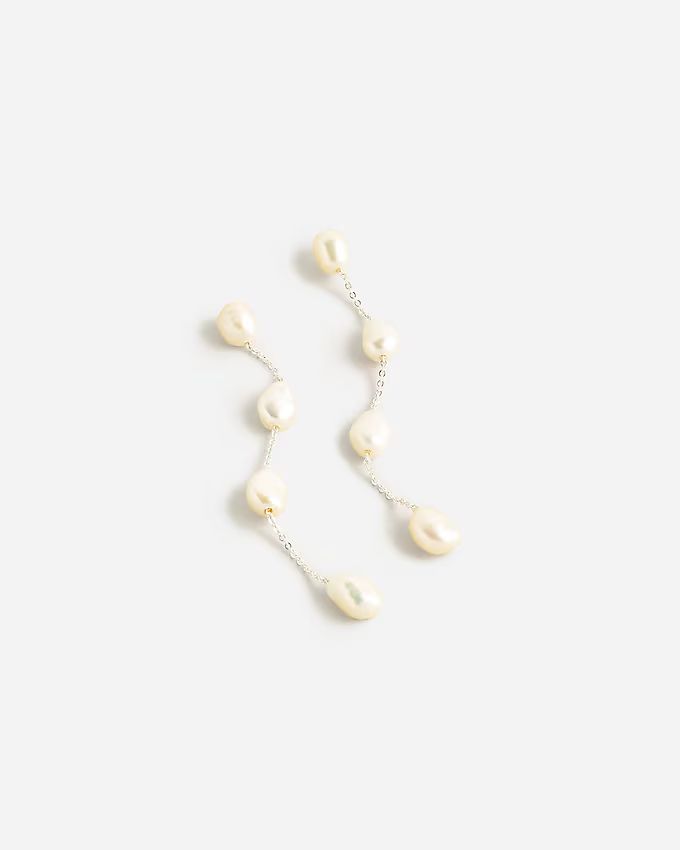 Freshwater pearl drop earrings | J. Crew US