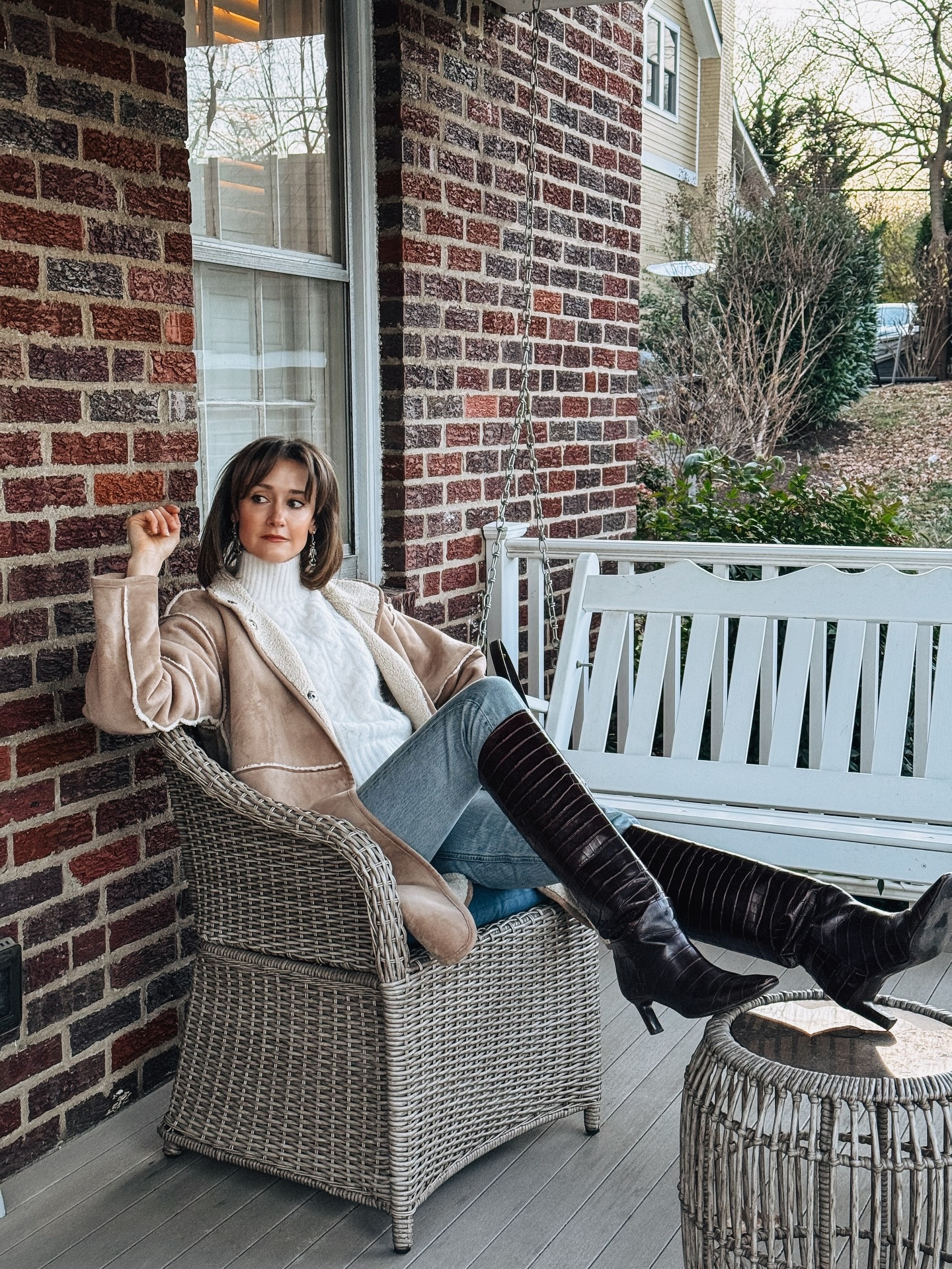 Winter hack: find a shearling that feels like a blanket and never look back. This coat has been in my rotation forever and the fact that it’s reversible still feels like a magic trick. 🐑✨

#LTKHoliday #LTKSeasonal #LTKOver40