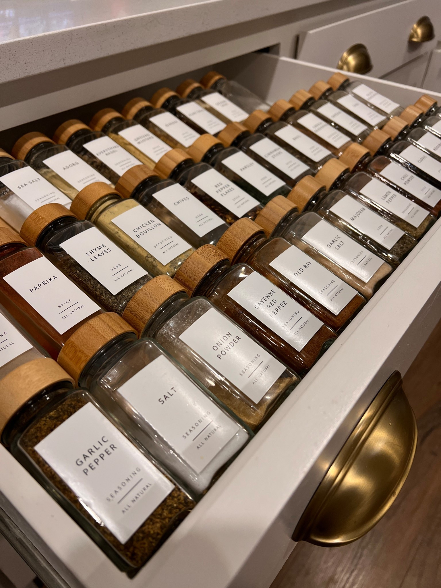 Kitchen organization, spice jars, cabinet hardware, Amazon finds, affordable kitchen organization

#LTKmomlife #LTKHome