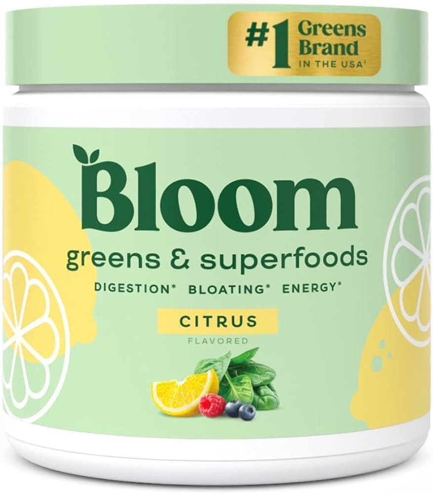 Bloom Nutrition Superfood Greens Powder, Digestive Enzymes with Probiotics and Prebiotics, Gut He... | Amazon (US)