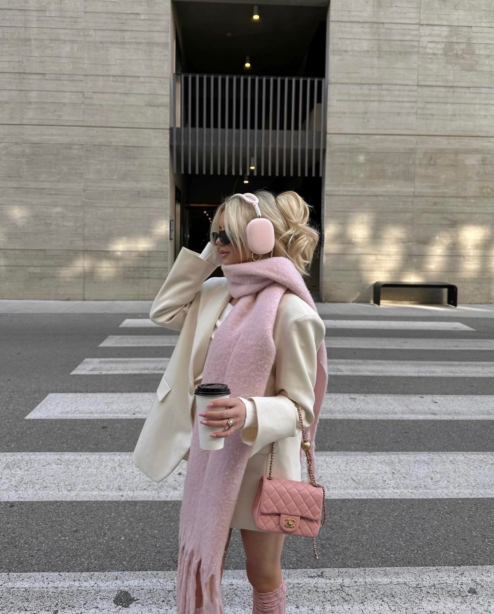 blazer and scarf combo > 🎀🤍

Soft girly aesthetic, girly blazer outfit, cream blazer outfit, business casual outfit, girly business casual outfit, pink outfit, downtown style, casual outfit, elevated basics

#LTKstyletip #LTKshoecrush #LTKworkwear