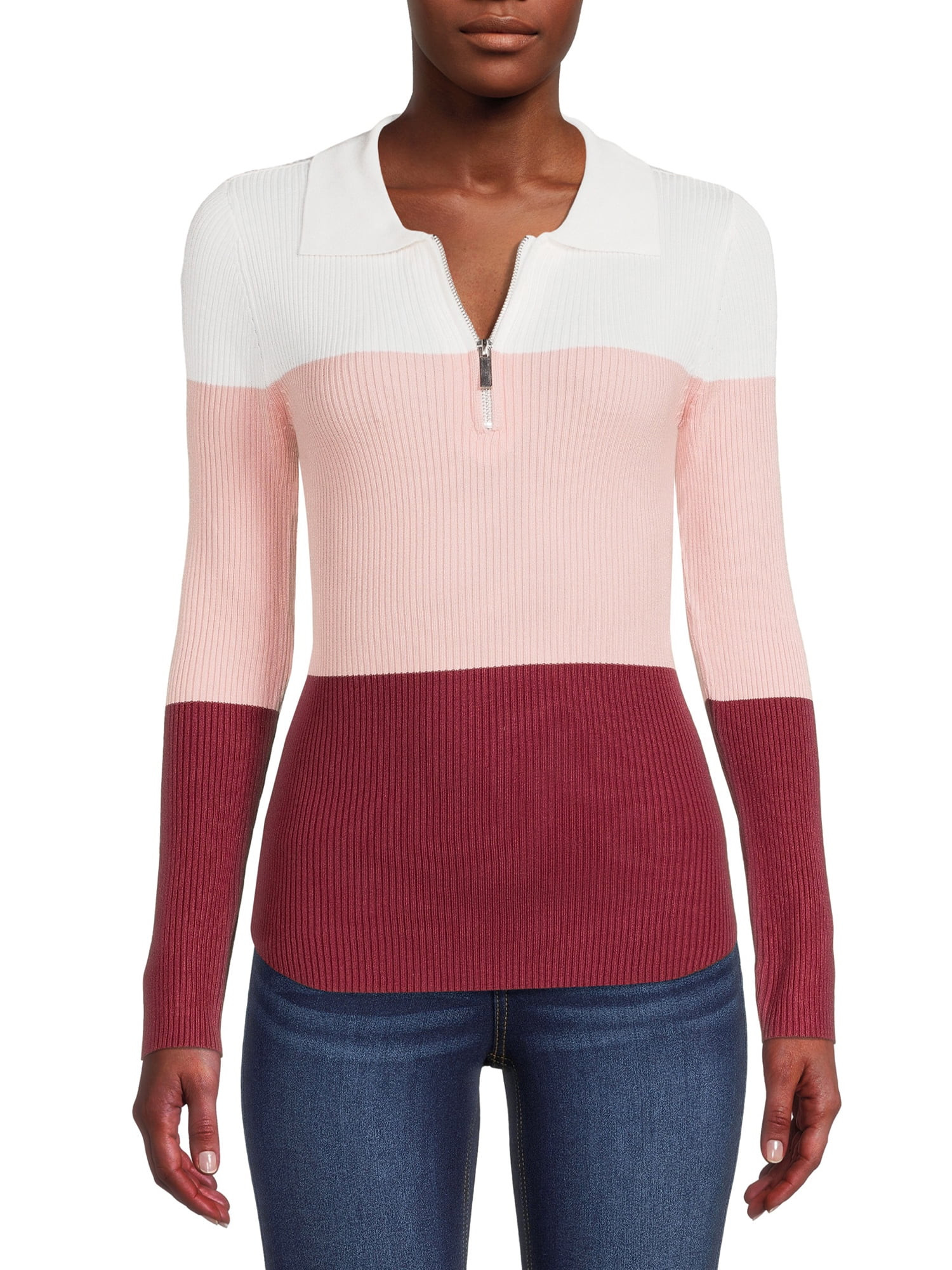 No Boundaries Junior's Colorblock Pullover - Walmart.com | Walmart (US)