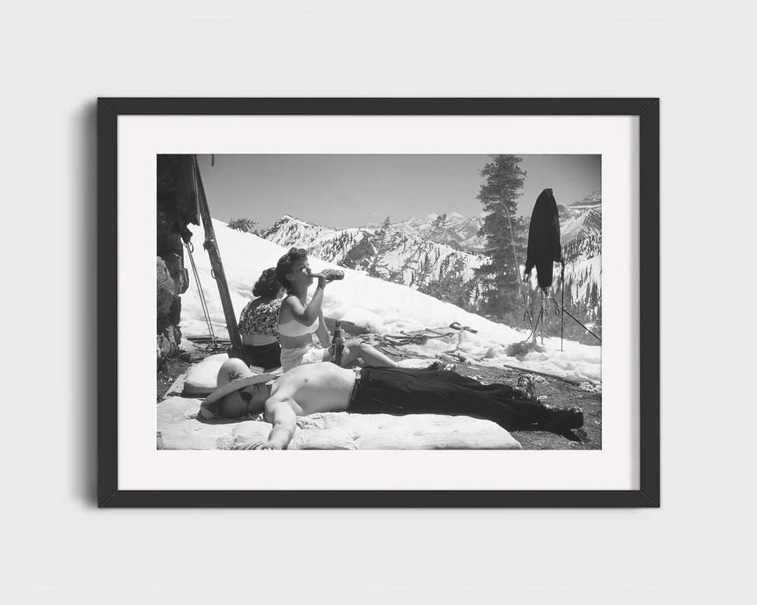 VINTAGE APRES SKI Photo Print Vintage Ski Art, Ski Home Decor, Antique Ski, Ski Lodge Wall Decor,... | Etsy (US)