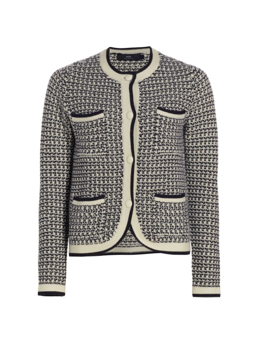 arch4 Tulip Contrast Cardigan | Saks Fifth Avenue