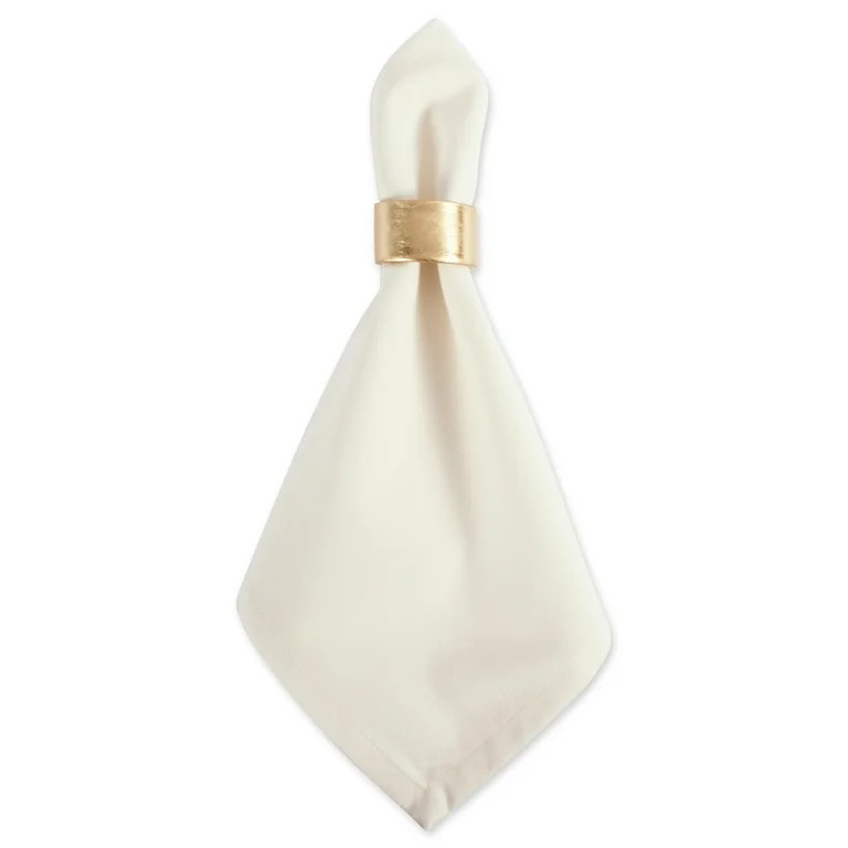 Gold Round Painted Acrylic Napkin Ring (Set of 6) | Walmart (US)