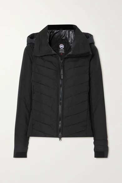 Canada Goose - Hybridge Base Hooded Quilted Shell Down Jacket - Black | NET-A-PORTER (US)