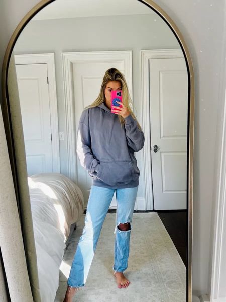 I’ve been living in this hoodie! Paired with my favorite pair of jeans. Both are on sale for 25% off for Black Friday!

#LTKHoliday #LTKCyberWeek #LTKsalealert
