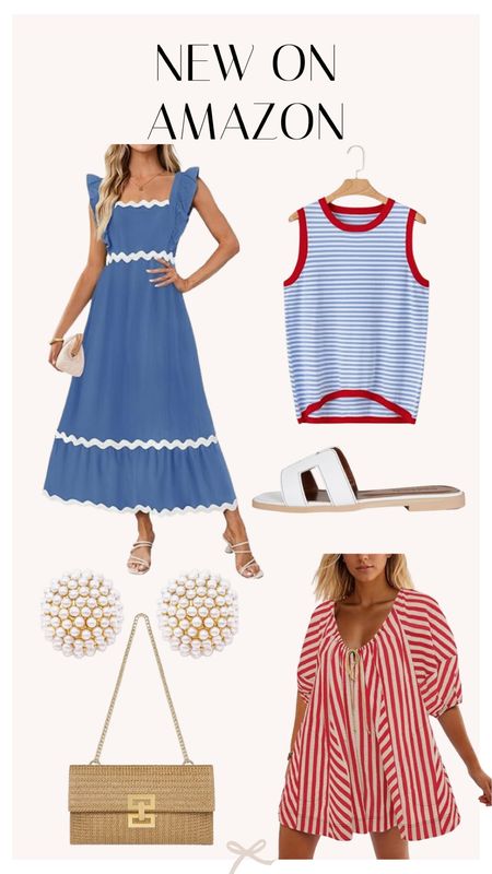 Amazon New Arrivals! These would be so cute for Memorial Day or 4th of July! Summer outfits // summer dresses // Memorial Day outfits // 4th of July outfits // Amazon finds // Amazon fashion 

#LTKStyleTip #LTKSeasonal #LTKParties