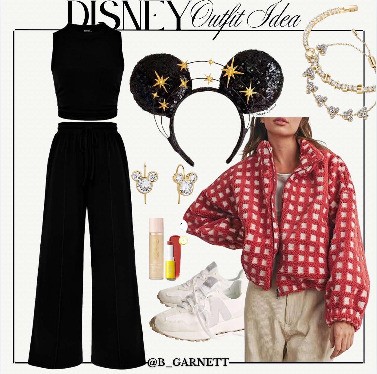 Disney Outfit idea 

Disney Outfit | theme park outfit | WDW outfit | matching set | Mickey ears | Amazon fashion | Crewneck sweatshirt | new balance 530 | Amazon set | gingham | Etsy find | Disneyland outfit | Disney world | Disney | Minnie ears | WDW | Disney world outfit | Disneyland outfit 
