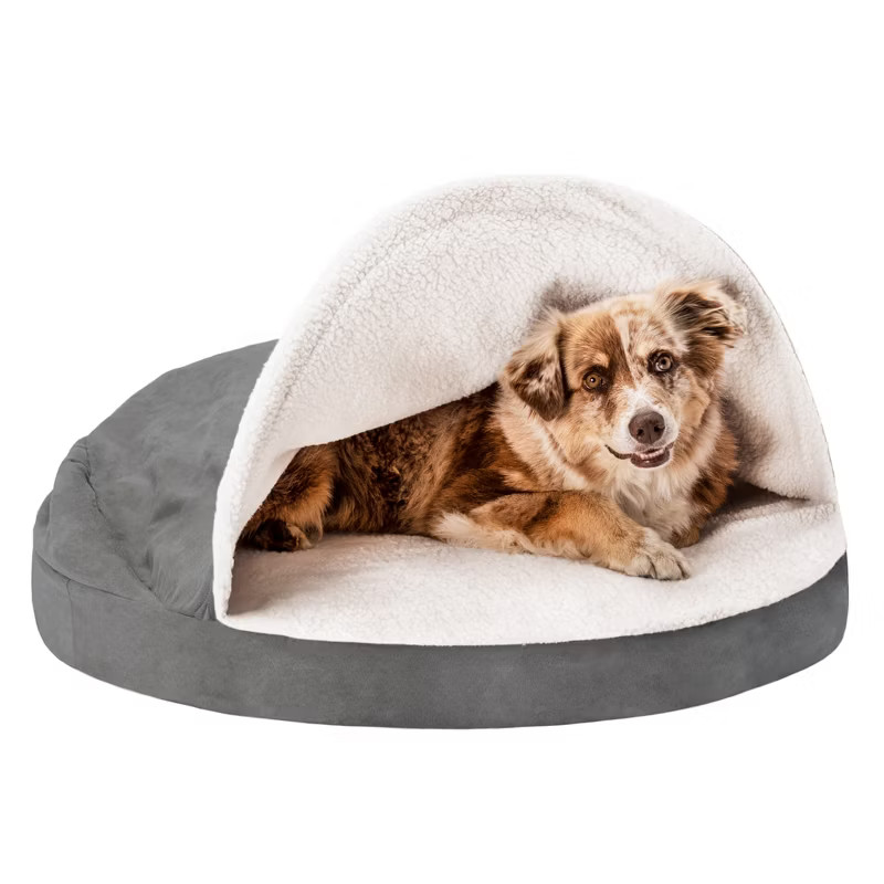 FurHaven Faux Sheepskin Snuggery Orthopedic Dog Bed | Target