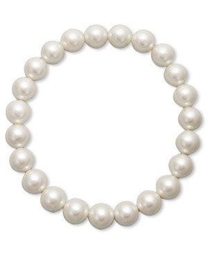 Charter Club White Imitation Pearl Stretch | Macys (US)