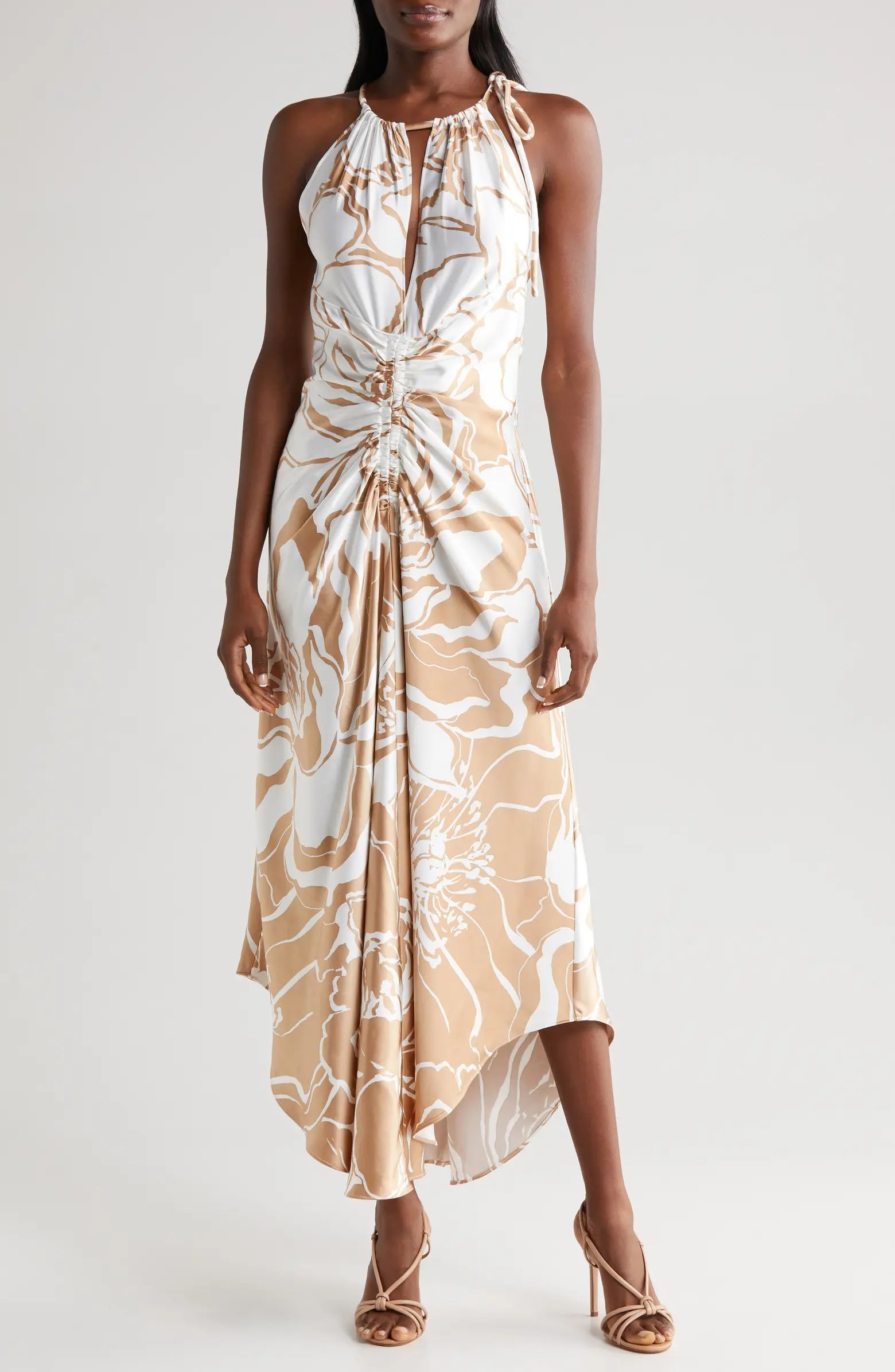 Parker The Imani Cutout Ruched Maxi Dress | Nordstrom | Nordstrom