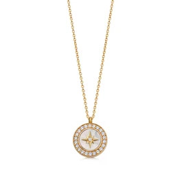 Gold Polaris Mother of Pearl Locket Necklace | Astley Clarke Ltd (Global)