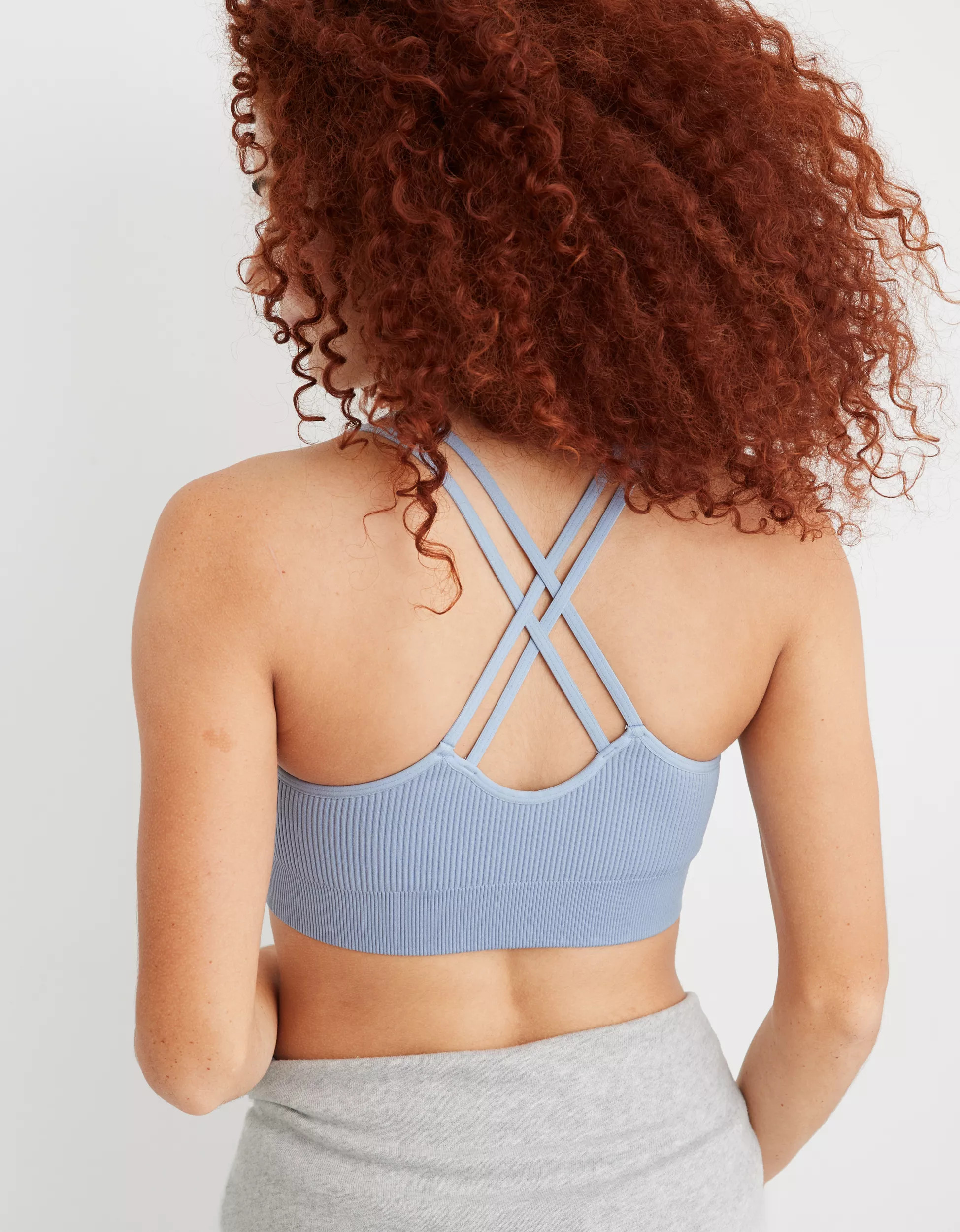 Aerie Seamless Strappy Padded Bralette | American Eagle Outfitters (US & CA)
