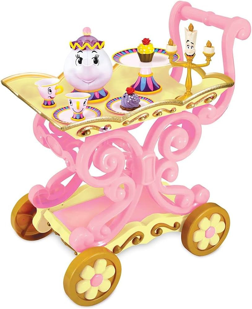 Disney Belle ''Be Our Guest'' Singing Tea Cart Play Set – Beauty and The Beast | Amazon (US)