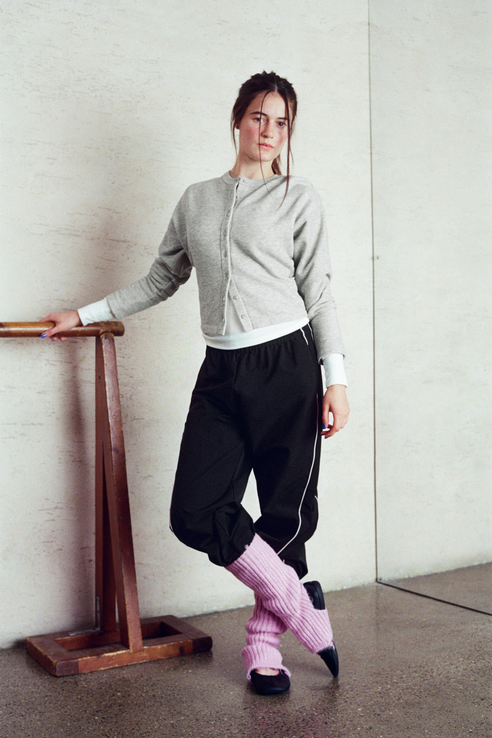 CONTRAST TRIM TECHNICAL TROUSERS | Zara UK