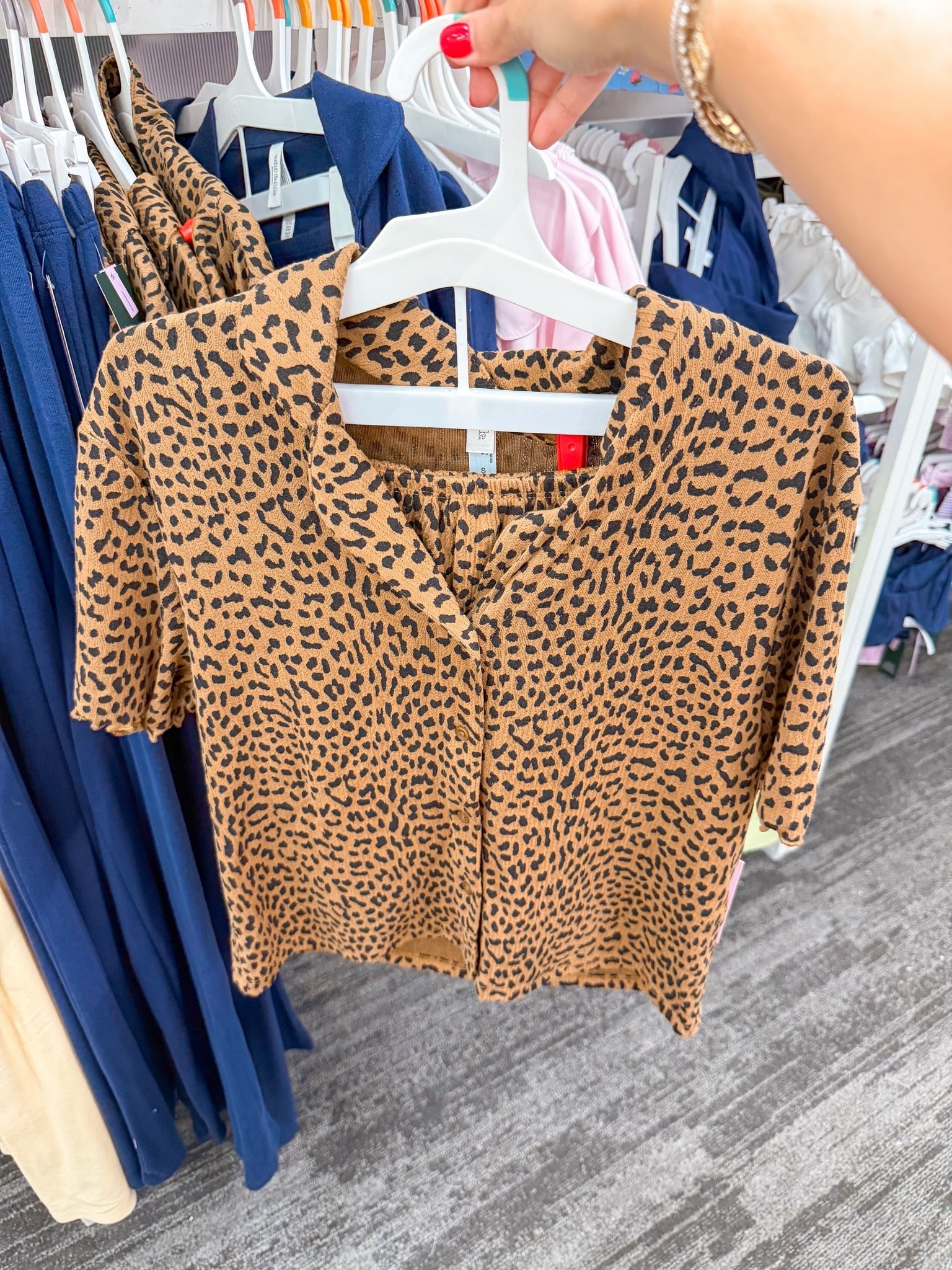 New leopard pjs!