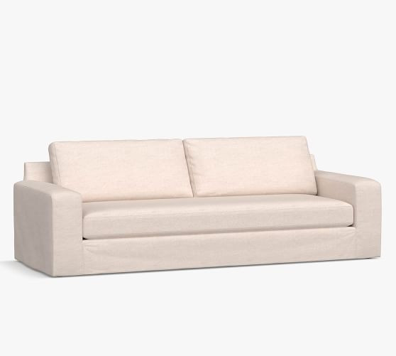 Big Sur Square Arm Slipcovered Sofa | Pottery Barn (US)