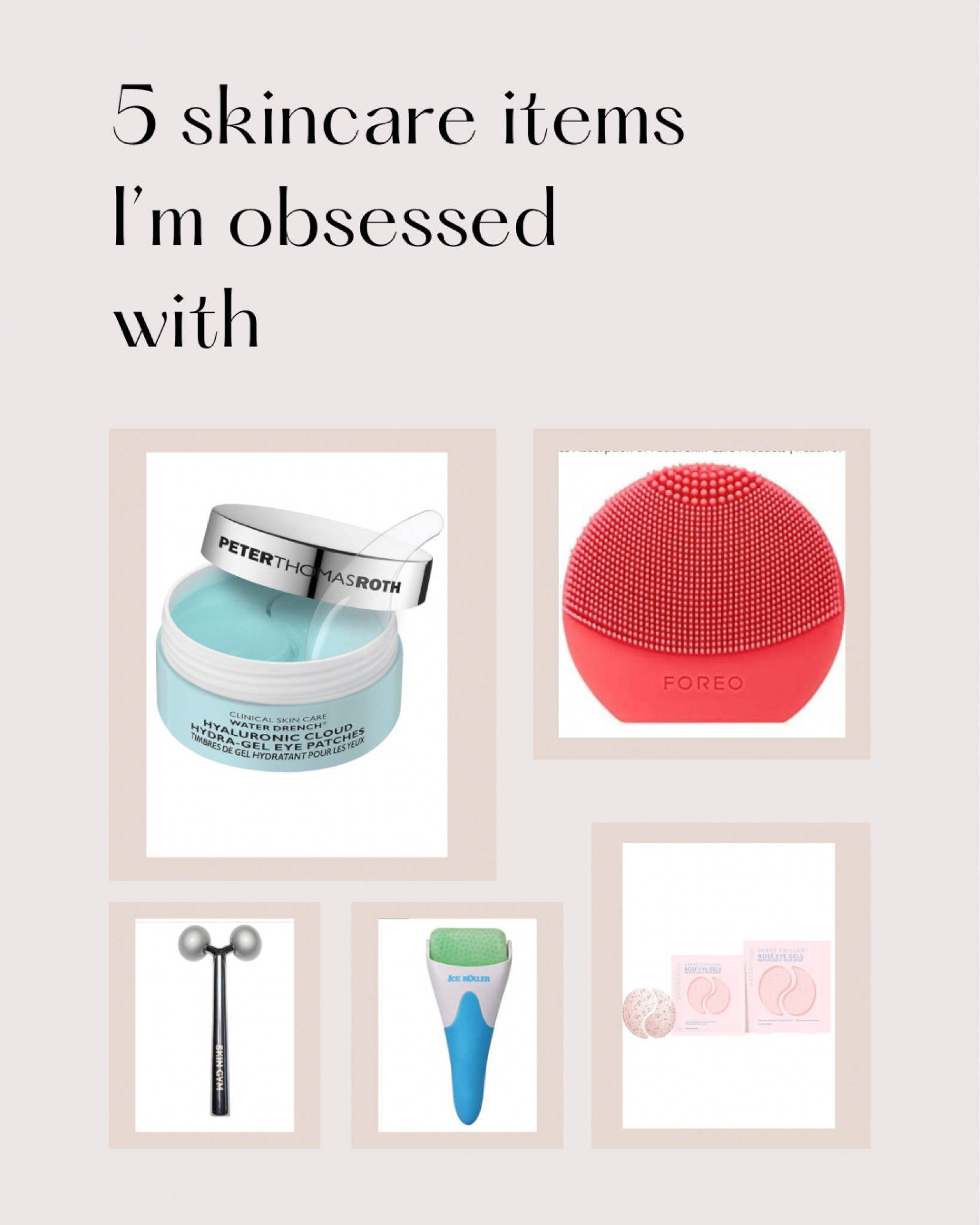 Current skincare favorites

Eye patches, skincare, face roller, face washer, favorites, skincare 

#LTKunder100 #LTKGiftGuide #LTKunder50