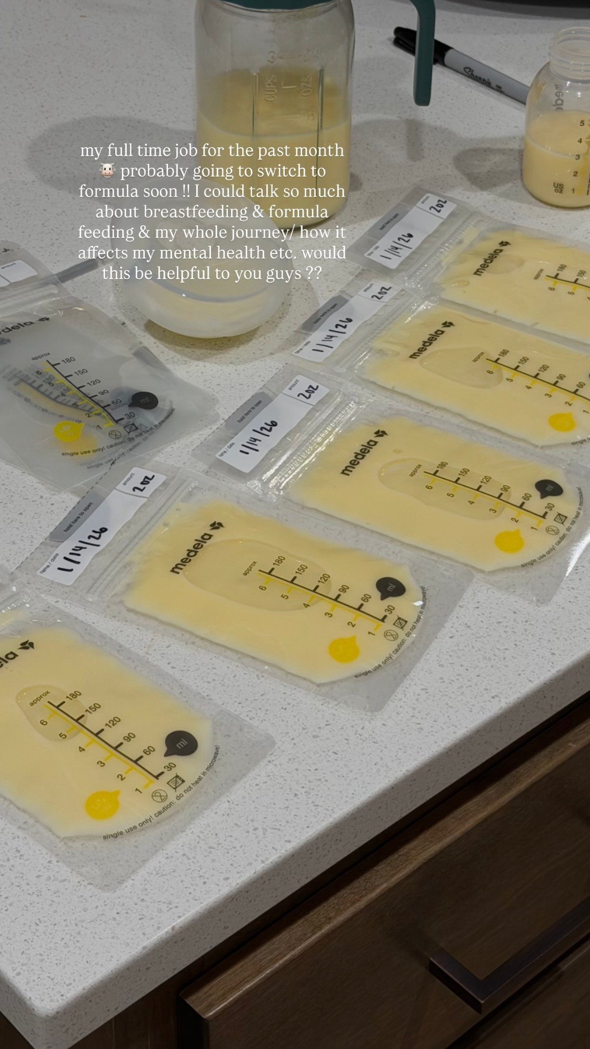 my full time job for the past month 🐮 probably going to switch to formula soon!! I could talk so much about breastfeeding & formula feeding & my whole journey/ how it affects my mental health etc. would this be helpful to you guys?? linked my amazon postpartum and baby list with all the products i use!!

#LTKmomlife #LTKstorytime #LTKBaby