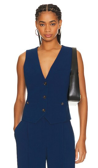 Irena Vest in Ocean | Revolve Clothing (Global)