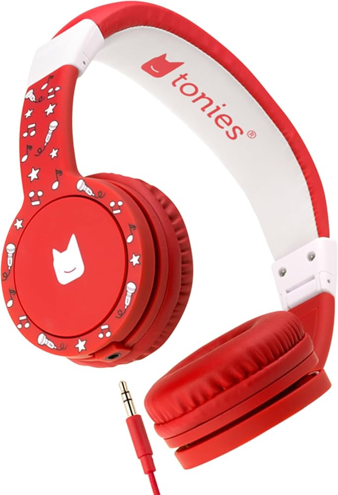 Tonies Foldable Wired Headphones for Kids - Comfortably Designed to fit On-Ear - Works with Tonie... | Amazon (US)