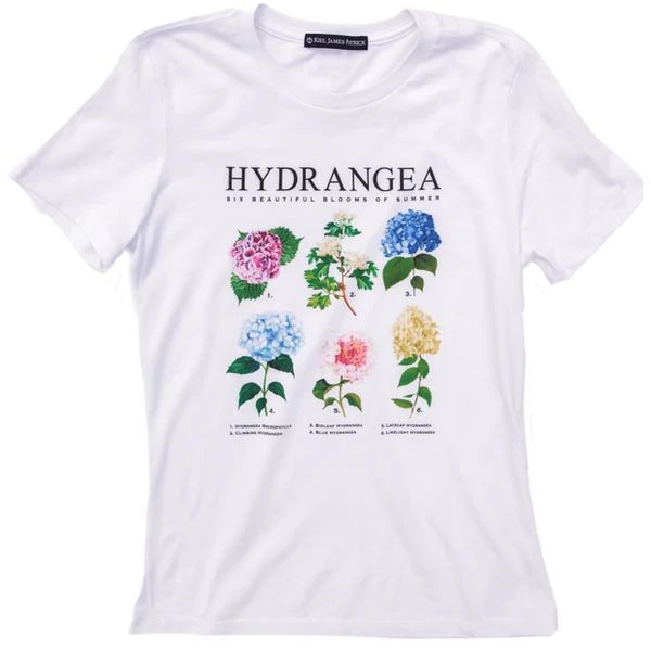 Hydrangea Blooms T-Shirt- Women's | Kiel James Patrick